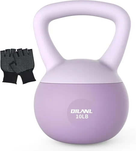 Vista 15 de Soft Kettlebell, Safe Strength Training Kettle bell, Cushioned Impact-Resistant Base and Anti-Slip Grip Weight, Kettlebells Set for Home Workouts