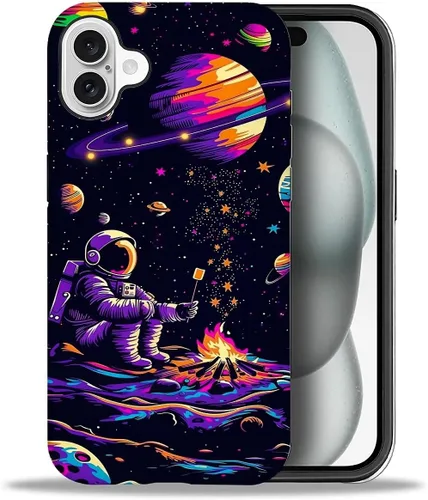 Vista 50 de CARLOCA Compatible con iPhone 12, Funda de Art Deco con patrón, TPU suave + PC duro 2 en 1, Funda protectora única con patrón, antiarañazos, TPU