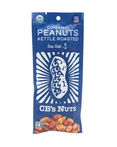 Vista 2 de CB's Nuts Cacahuetes tostados orgánicos (Jalapeño, 10 lb)
