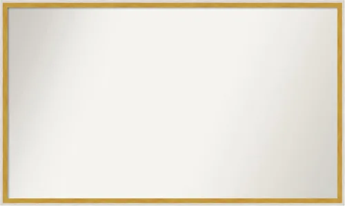 Vista 223 de Amanti Art Espejo de baño blanco para sobre el fregadero, 22 x 45 pulgadas, espejo de tocador rectangular blanco Lucie, marco de madera moderno