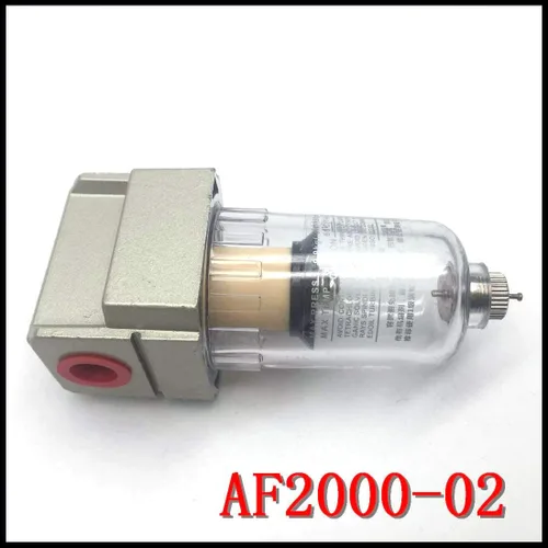 Vista 4 de AF2000-02 Filtro de aire comprimido separador de agua para compresor y línea de aire elimina agua de aceite sucio