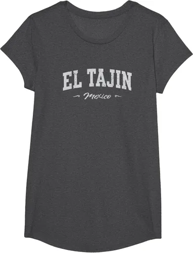 Vista 47 de Camiseta de recuerdo deportivo El Tajin Mexico, Negro