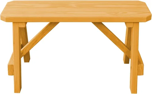 Vista 55 de Furniture Barn USA Pine - Banco tradicional de 2 pies, color negro