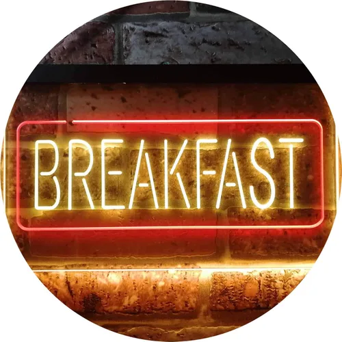 Vista 11 de ADVPRO All Day Breakfast Café - Letrero de neón LED de doble color, azul y rojo, 16 x 12 pulgadas, st6s43-i2862-br azul y Red