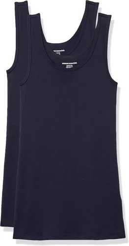 Vista 19 de Amazon Essentials - Camiseta sin mangas de corte entallado para mujer Aqua Blue/French Blue