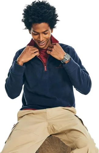 Vista 3 de Nautica Sudadera de forro polar con cremallera de 14 para hombre