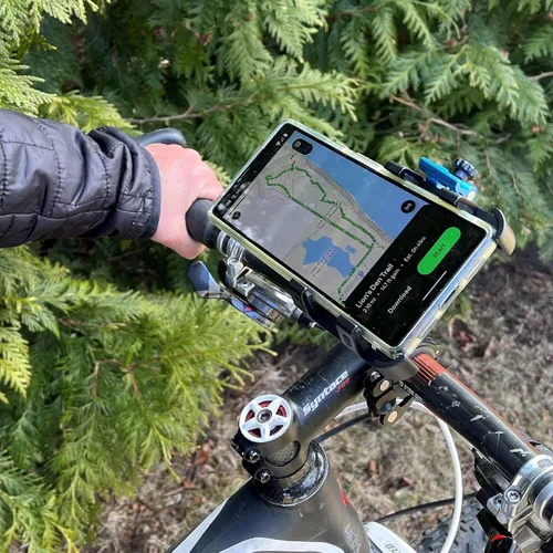 Vista 7 de BiKase BiKGrip Soporte para teléfono de bicicleta, soporte para teléfono de motocicleta, abrazadera para teléfono celular para manillar, clip