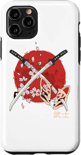 Vista 13 de Funda para iPhone 12 mini con forma de espada de samurái japonés antiguo