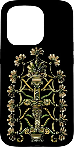 Vista 14 de Funda para iPhone 14 Pro Max Anunnaki Aliens Árbol de la Vida Símbolo Antiguo Geometría Sagrada