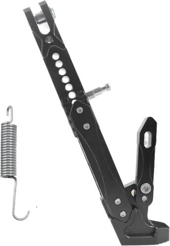 Vista 13 de Caballete universal para motocicleta con soporte lateral ajustable para pie, caballete de estacionamiento para motocicleta eléctrica, soporte