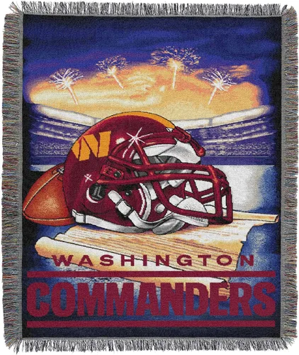 Vista 7 de Northwest NFL Woven Tapestry Wall Hanging, 48 x 60 Inches, Officially Licensed, Decorative Fringes