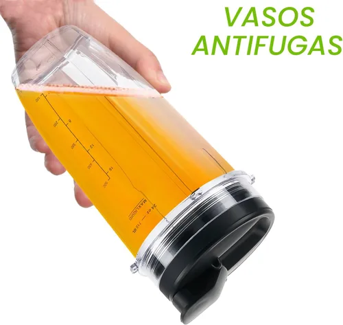 Vista 5 de Cuchilla de licuadora de repuesto y vasos de 24 onzas para accesorios Ninja, solo compatible con Nutri Ninja Foodi Power Blender SS150, SS151