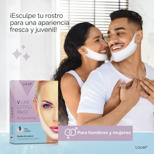 Vista 6 de Línea de mascarilla de contorno en forma de V que forma la correa de elevación de la correa de elevación de la línea de la mandíbula de la línea