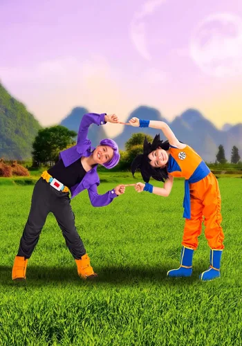 Vista 7 de Disfraz de Goku para niños, disfraz de Dragon Ball Z