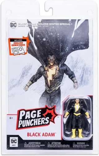 Vista 7 de McFarlane Toys - DC Direct - Figura de 3 pulgadas con cómic WV1 - ADAM negro (invierno sin fin)