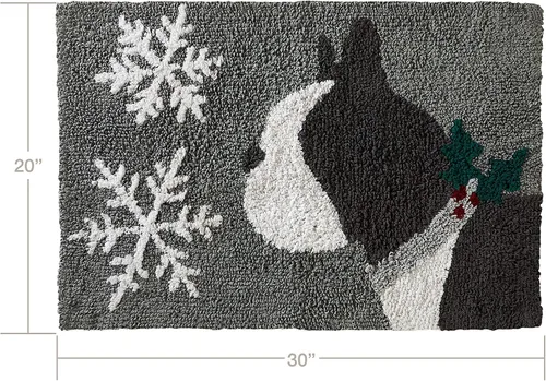 Vista 3 de SKL Home Vern Yip by Fa La La - Alfombra para perros, color gris