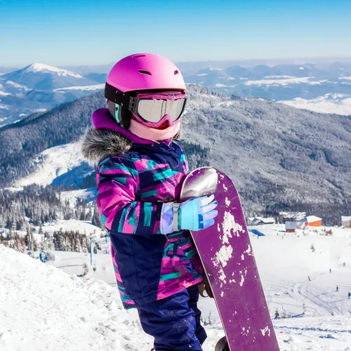 Vista 6 de Azarxis Guantes de esquí de nieve para niños, impermeables, resistentes al viento, cálidos guantes de snowboard para niños y niñas