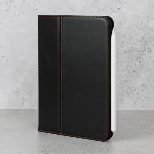 Vista 4 de Casemade Real Leather Case Compatible with iPad mini 7 (A17 Pro) / 6th Gen (2021) - Full-Grain Leather Cover, Auto Sleep/Wake, Dual Stand Position