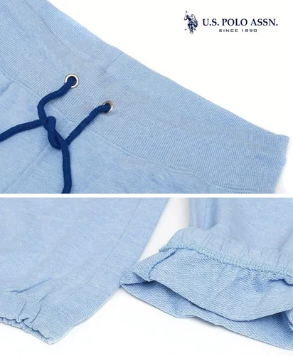 Vista 6 de U.S. Polo Assn. Pantalones deportivos para mujer Pantalones deportivos de rizo francés para mujer con bolsillos Bonitos joggers para mujer