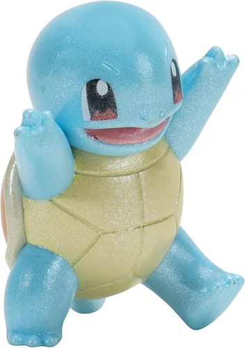 Vista 5 de Pokemon Select Evolution - Paquete de 3 figuras de batalla de Squirtle de 2 pulgadas, Wartortle de 3 pulgadas y figuras de batalla Blastoise de 4.5