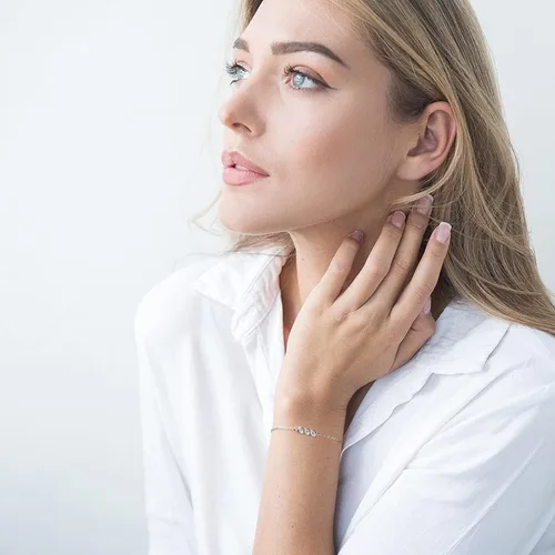 Vista 8 de AINUOSHI Pulseras de moissanita de joyería fina, regalos para el día de San Valentín para mujeres, pulsera de plata esterlina 925 chapada en oro