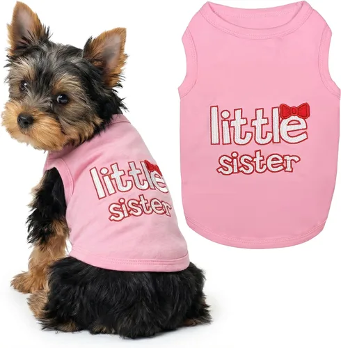 Vista 57 de Parisian Pet - Camiseta para perros y gatos, con texto en inglés Daddy's Girl, 2XS