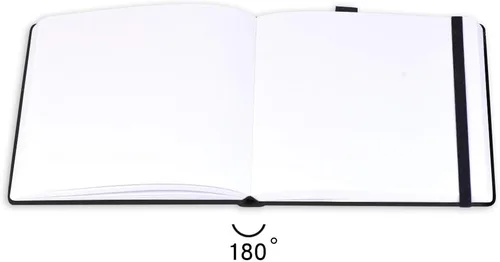 Vista 7 de Cuadrado de 8.2 x 8.2 pulgadas, 165gsm, diario de pintura para lápices de colores, tapa dura, 128 páginas