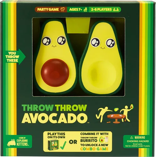 Vista 11 de Juego de cartas Exploding Kittens Throw Throw Burrito 2-6 jugadores - Edades 7+ - 15 minutos para jugar - Juego de cartas de Dodgeball - Juego
