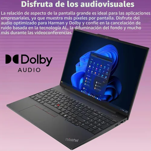 Vista 14 de Lenovo ThinkPad E16 Gen 2 AMD Ryzen 7 7735HS 16 FHD+ 16GB 512GB SSD Laptop