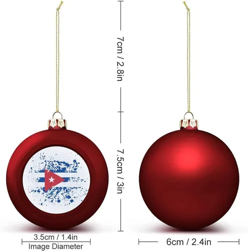 Vista 36 de Boobs Funny Shatterproof Matte Christmas Balls for Tree Wreath Home Decor 1PCS