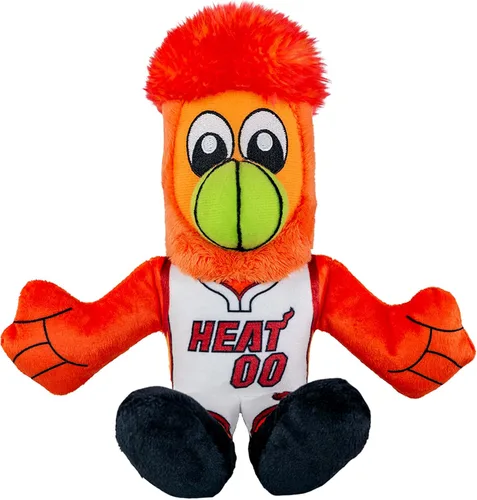 Vista 26 de Bleacher Creatures Atlanta Hawks Harry The Hawk Mascot Kuricha Sentado de Felpa - Suave Mascota Inspirada en Chibi Atlanta Hawks Harry el Halcón