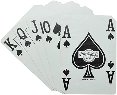 Vista 2 de Casino Playing Cards - Hard Rock Hotel Las Vegas, Nevada 2 Barajas Usadas