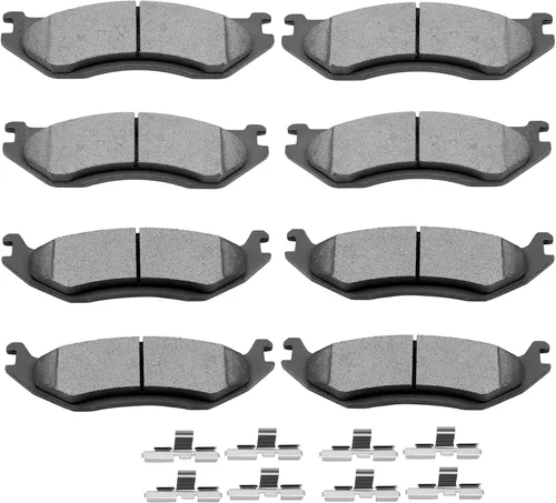 Vista 10 de SCITOO - Juego de pastillas de freno de cerámica, 8 pastillas de freno para BMW 740i 1995, 1997-2001, BMW 740i, 1995-2001 para BMW 740iL, 2000-2003