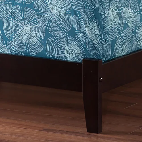 Vista 4 de AFI, Madison King - Cama con plataforma de madera maciza de perfil bajo, color espresso