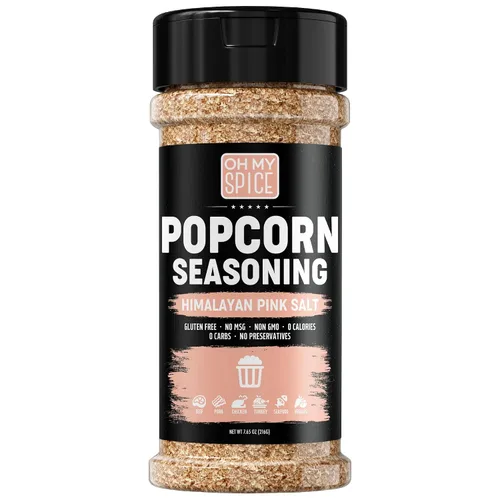Vista 22 de Popcorn Seasoning Chocolate Powder Mix - Gluten Free & Low Sodium Cocoa Powder Blend Popcorn Flavoring Seasoning. Healthy Movie Night Theater Pop