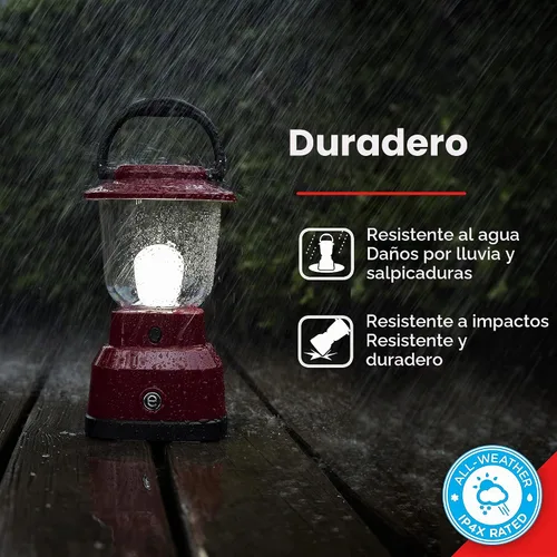 Vista 5 de Enbrighten - Linterna LED para camping, a pilas y con carga USB