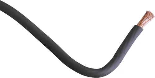 Vista 4 de Cable de alimentación RD True calibre 4 AWG CCA de 25 pies naranja y cable de batería de tacto suave de tierra negra de 25 pies, sistema estéreo