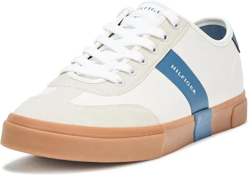 Vista 53 de Tommy Hilfiger Zapatillas Pandora para hombre Blanco/Azul marino 164