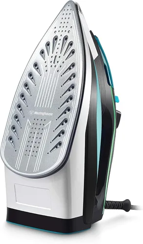Vista 8 de Westinghouse - Plancha de 220 V de 2500 vatios con vapor y apagado automático de 220 – 240 voltios 50/60 Hz con adaptador de enchufe Dynastar