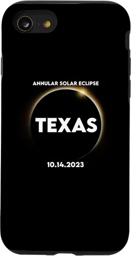Vista 13 de Funda para iPhone 11 Annular Solar Eclipse Texas 2023