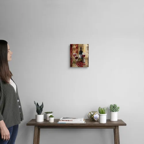 Vista 2 de CANVAS ON DEMAND Silvia Vassileva - Lienzo decorativo para pared, diseño contemporáneo, decoración del hogar, naturaleza muerta, 8 x 10 pulgadas