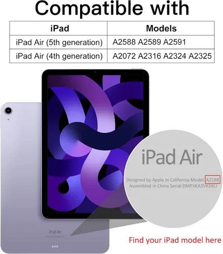Vista 2 de JETech Protector de pantalla de papel para iPad Air 5/4 (10.9 pulgadas, modelo 2022/2020, 5ª/4ª generación), antirreflejo, película de papel PET