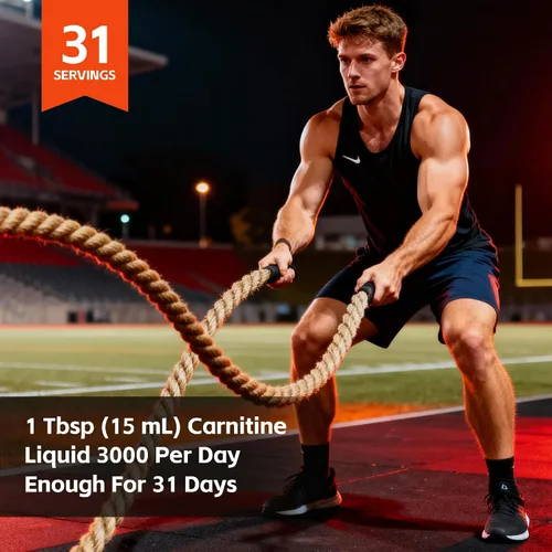 Vista 8 de Suplemento Líquido de L-Carnitina 3000 mg, con Suplementos Deportivos BCAA, Ayuda a Apoyar el Aumento de Energía, Apoyo Muscular, Fórmula Eficiente