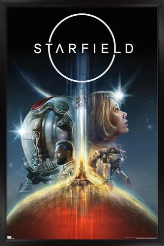 Vista 6 de Trends International Starfield - Póster de pared Key Art, 22.4 pulgadas de largo x 14.7 W, versión premium sin marco