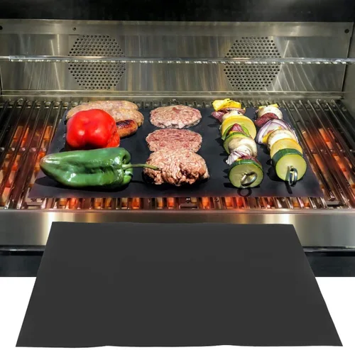 Vista 2 de Alfombrilla de inducción, resistente al calor, protector de arañazos, almohadillas antideslizantes de silicona, cubierta flexible para estufa