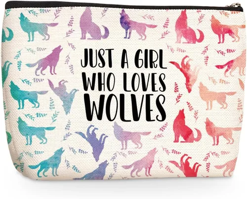 Vista 12 de Funny A Girl Loves Animals Pickles - Bolsa de maquillaje para cosméticos, bolsa de viaje para fiestas de animales, artículos de decoración