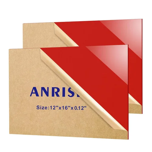 Vista 8 de Láminas de plexiglás de 1/2 pulgada de espesor (13 mm), 30 cm x 30 cm, lámina de acrílico fundido para proyectos de bricolaje, fácil de cortar