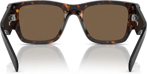 Vista 3 de Prada PR 10ZS 2AU06B Tortuga Gafas de sol de almohada de plástico Lente marrón, Carey