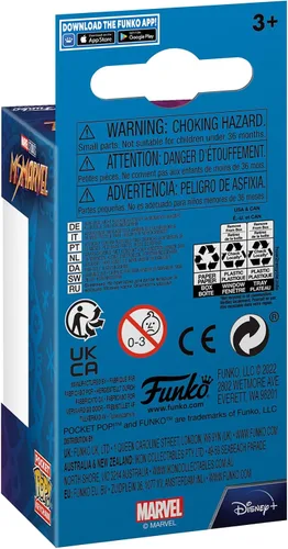 Vista 3 de Funko Pop! Llavero: Ms. Marvel - Ms. Marvel