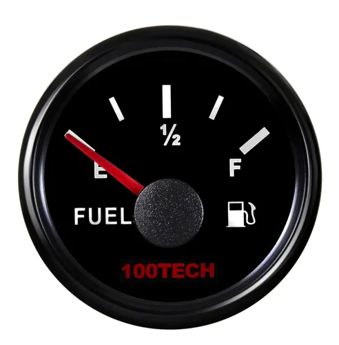 Vista 14 de 100TECH Medidor de Combustible 0-30 ohms Medidor de Nivel de Combustible Marino Impermeable 52mm 2-1/16"" Medidor de Combustible Diesel